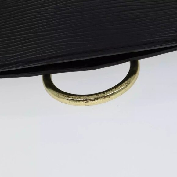 LOUIS VUITTON Epi Coblanc Shoulder Bag Black LV Auth - Picture 8 of 16